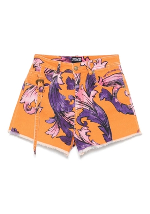 Versace Jeans Couture Outline Barocco shorts - Orange