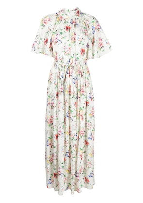 Rosetta Getty floral-print maxi dress - White
