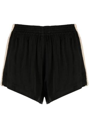 Palm Angels side-stripe track shorts - Black