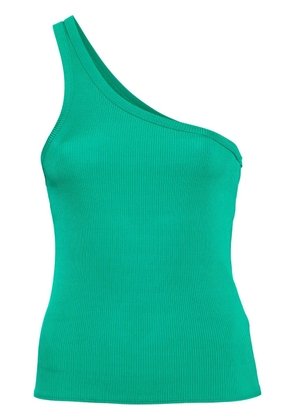 Forte Forte one-shoulder ribbed-knit tank top - Green