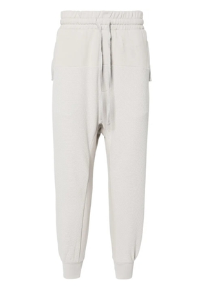 Thom Krom drop-crotch panelled track pants - Grey