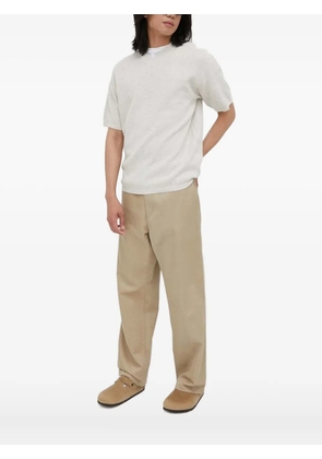 American Vintage Dozborow speckled V-neck sweater - Neutrals