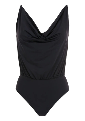Amir Slama cowl-neck swimsuit - Black