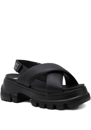 Tommy Hilfiger cross-strap sandals - Black