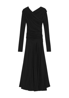 GANNI jersey maxi dress - Black