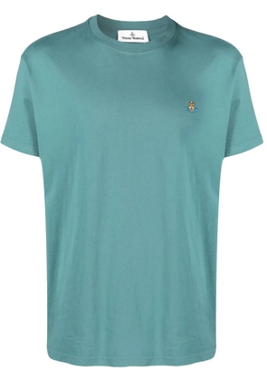 Vivienne Westwood Orb-embroidered cotton T-shirt - Green