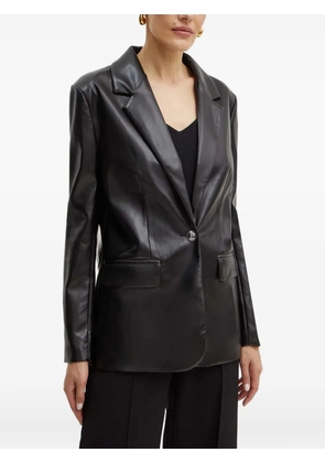 GUESS USA single-breasted notch-lapel blazer - Black