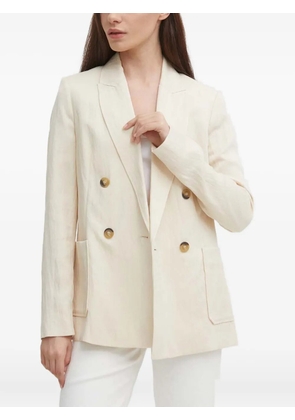 Benetton double-breasted blazer - Neutrals