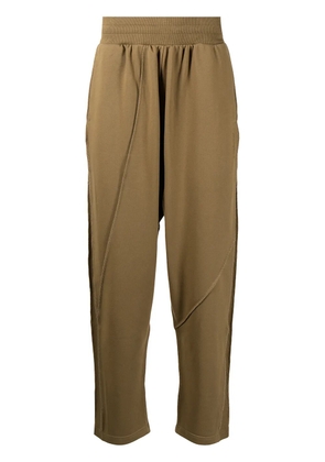 A-COLD-WALL* raw-seam track pants - Brown