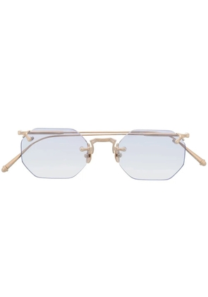 Matsuda frameless tinted sunglasses - Gold