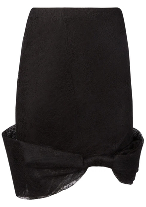 Nina Ricci Lace Bow Skirt - Black