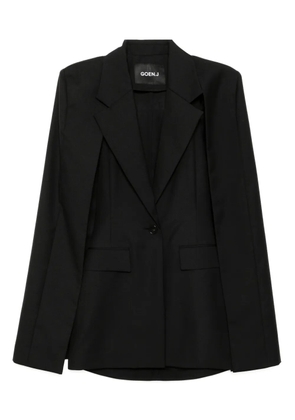 Goen.J notched-lapel Blazer - Black