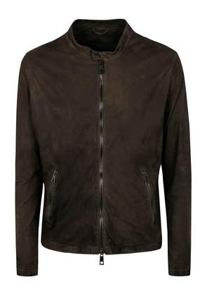 Giorgio Brato leather jacket - Brown
