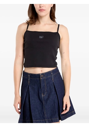 Calvin Klein logo-patch top - Black