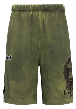 AAPE BY *A BATHING APE® logo-embroidered track shorts - Yellow