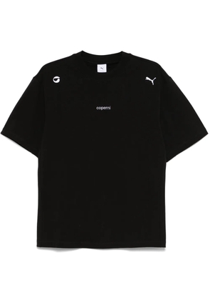 Coperni x Puma logo-embroidered T-shirt - Black