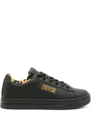 Versace Jeans Couture Court 88 leather sneakers - Black