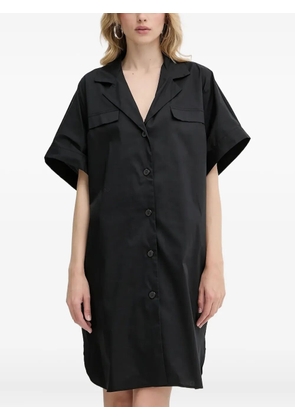 LIU JO button-fastening belted shirt dress - Black