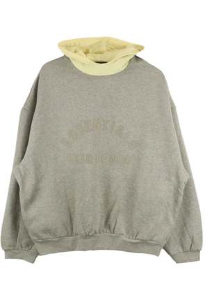 FEAR OF GOD ESSENTIALS logo-print hoodie - Grey