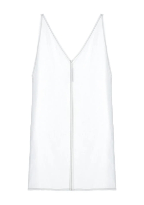 Carven V-neck dress - White