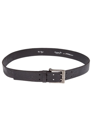 Scunzani Ivo toad skin belt - Brown