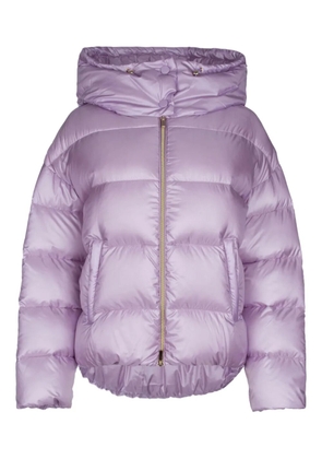 I BLUES Maine hooded quilted jacket - Purple