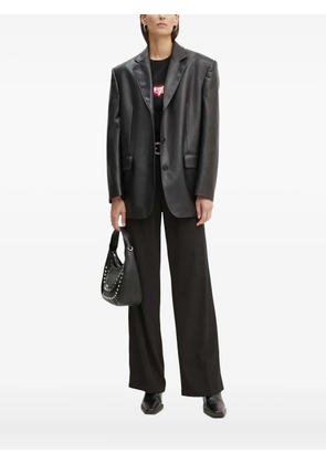 The Kooples neon-graphic slogan T-shirt - Black