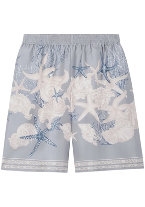 Versace Barocco Sea silk shorts - Grey