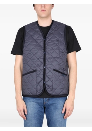 Lavenham quilted-pattern waistcoat - Grey
