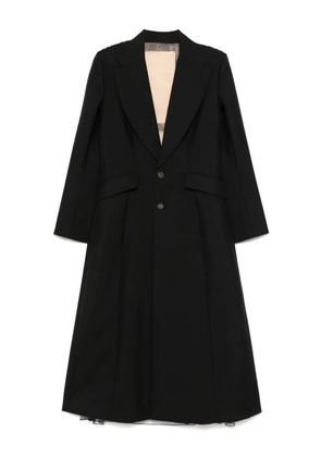 Quetsche patchwork-detail coat - Black