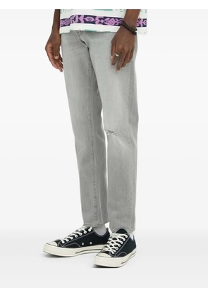 G-Star RAW logo-patch straight-leg jeans - Grey