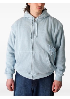 YARDSALE zip-up hoodie - Blue