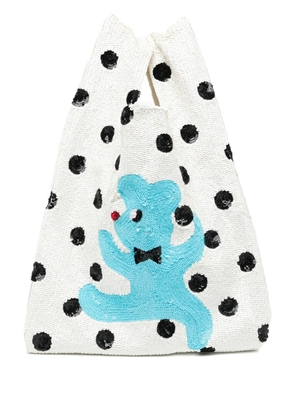 Ashish sequin-embellished tote bag - Neutrals