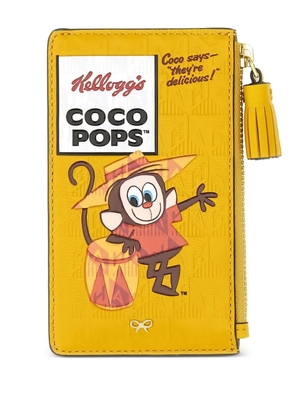 Anya Hindmarch x Kellog's Coco Pops zip-around cardholder - Yellow