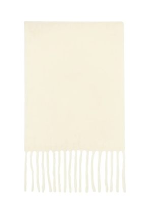 Séfr big fringed scarf - White