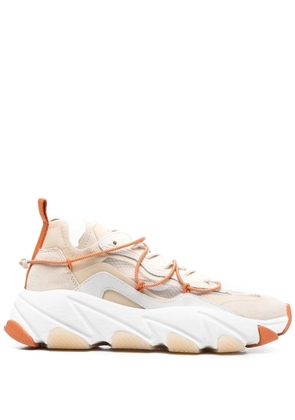 Ash low-top chunky suede sneakers - White