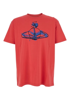 Vivienne Westwood Drawn Orb T-shirt - Red