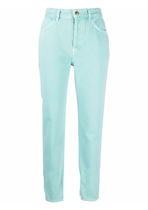 Washington Dee Cee logo-patch straight-leg jeans - Blue