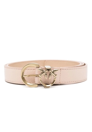 PINKO Love Birds-buckle belt - Neutrals