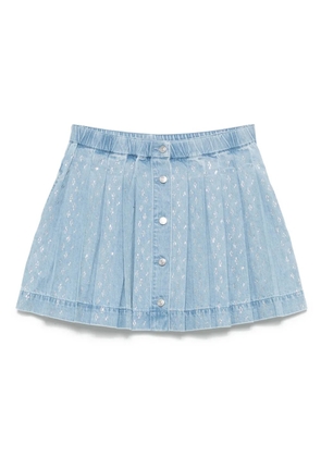 Maje cotton mini skirt - Blue