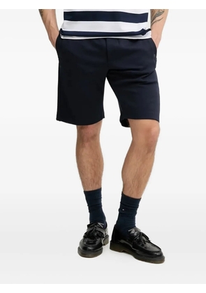 Paul & Shark logo-detail ribbed shorts - Blue