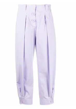 Krizia high-waisted tailored trousers - Purple