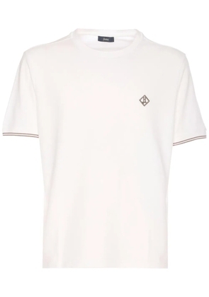 Herno logo-embroidered T-shirt - White