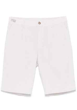 Paul & Shark seersucker cotton bermuda shorts - Neutrals