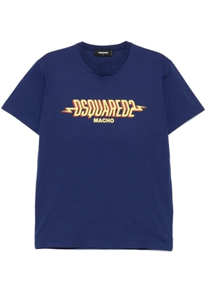 DSQUARED2 logo-print T-shirt - Blue