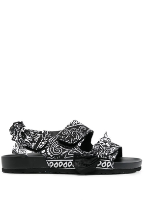 Arizona Love bandana-detail open-toe sandals - Black