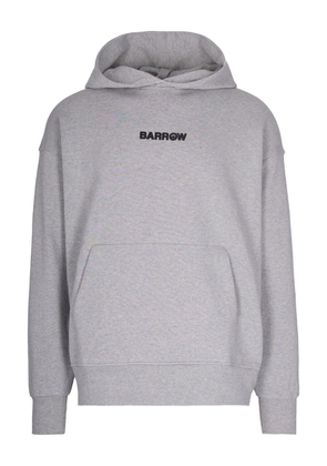 BARROW cotton hoodie - Grey