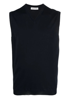 GOES BOTANICAL sleeveless knitted jumper - Blue