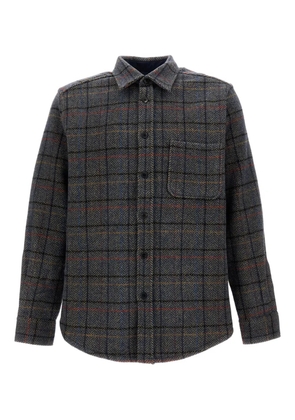 Portuguese Flannel Type patch-pocket flannel shirt - Grey