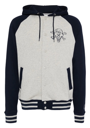 ICECREAM logo-print cotton jacket - Grey